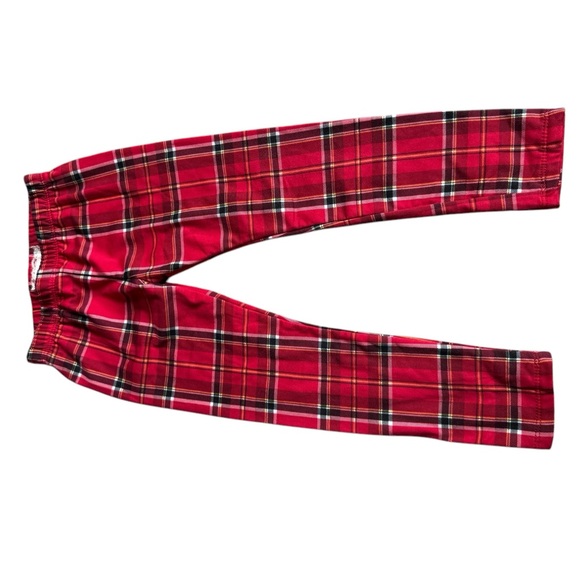 Btween Unicorn Fuzzy Sweater and Plaid Pants Set - Picture 4 of 9